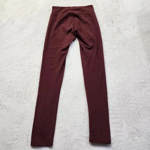 Aerie Women's Burgundy Athletic Leggings Size Medium - Picture 7 of 9
